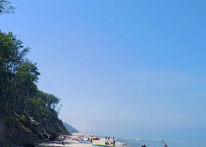 Nad Morzem Przy Klifie 3 Debina Lägenhet *